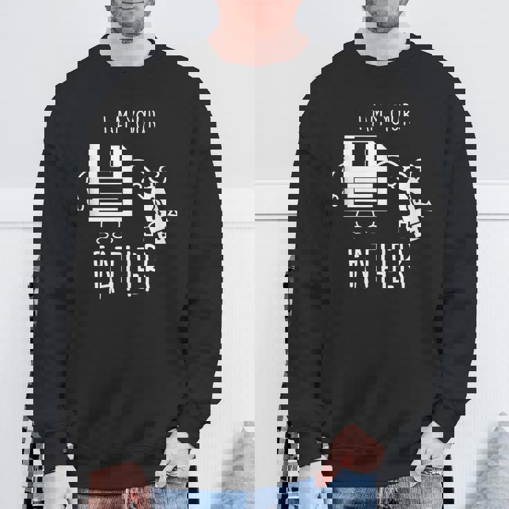 Cute & Usb Floppy Disk I Am Your Father Pun スウェットシャツ 高齢者への贈り物