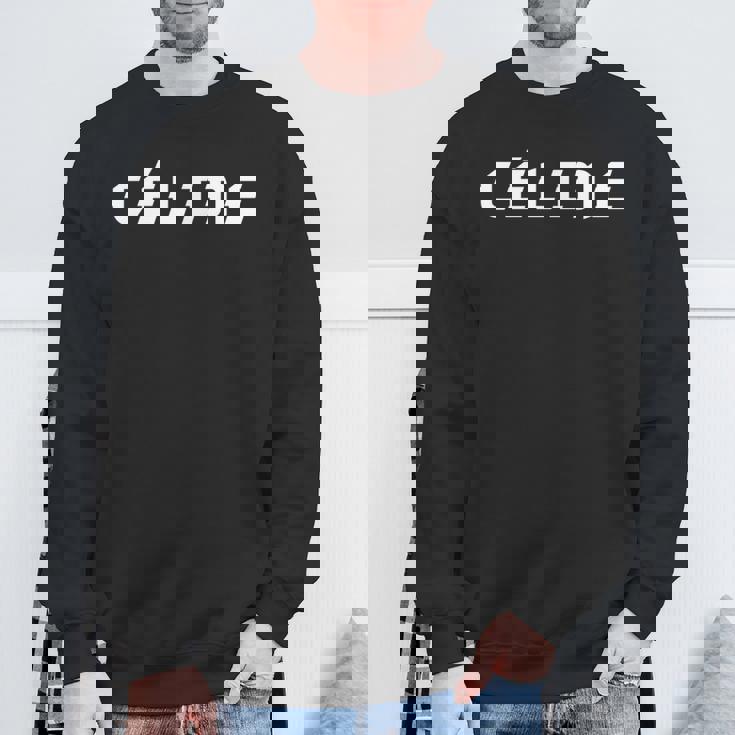 Céline Hello My Name Is ネームタグ ファーストネーム 長袖tシャツ スウェットシャツ 高齢者への贈り物