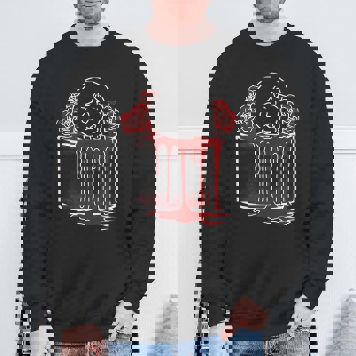 Deathcake バースデーケーキテーマ ケーキローズ ハロウィン スウェットシャツ 高齢者への贈り物