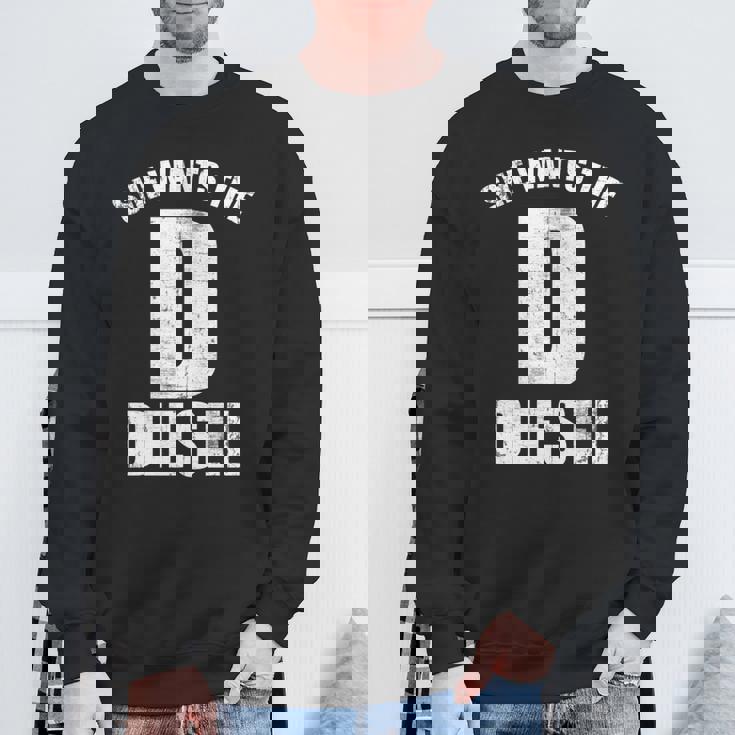 Diesels Mechanic For D He Wants The Diesels 長袖tシャツ スウェットシャツ 高齢者への贈り物