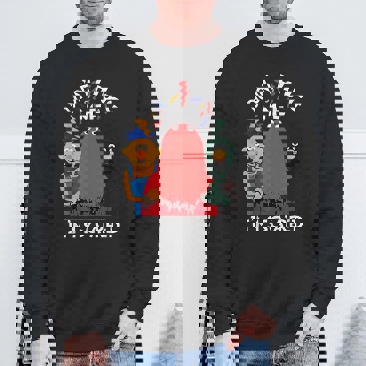 Don't Hug Me I'mcareds 面白い言葉 皮肉 スウェットシャツ 高齢者への贈り物