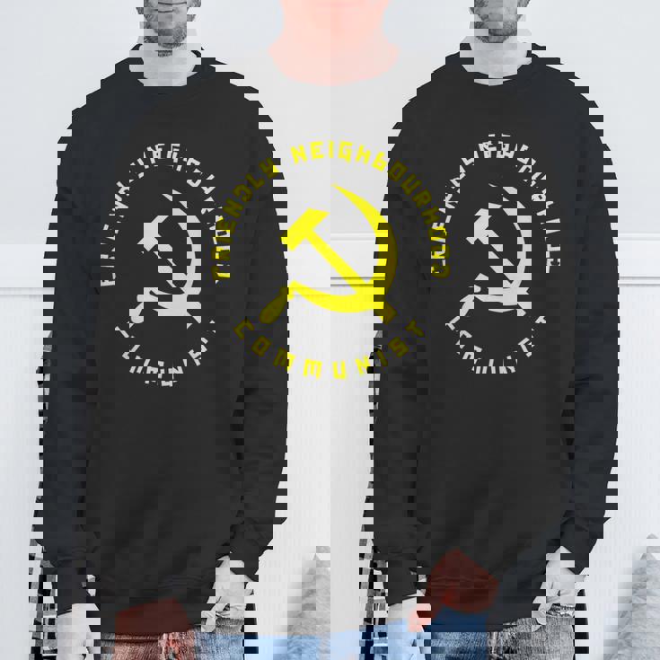 Friendly Neighbourhood Communist 面白い共産主義 スウェットシャツ 高齢者への贈り物