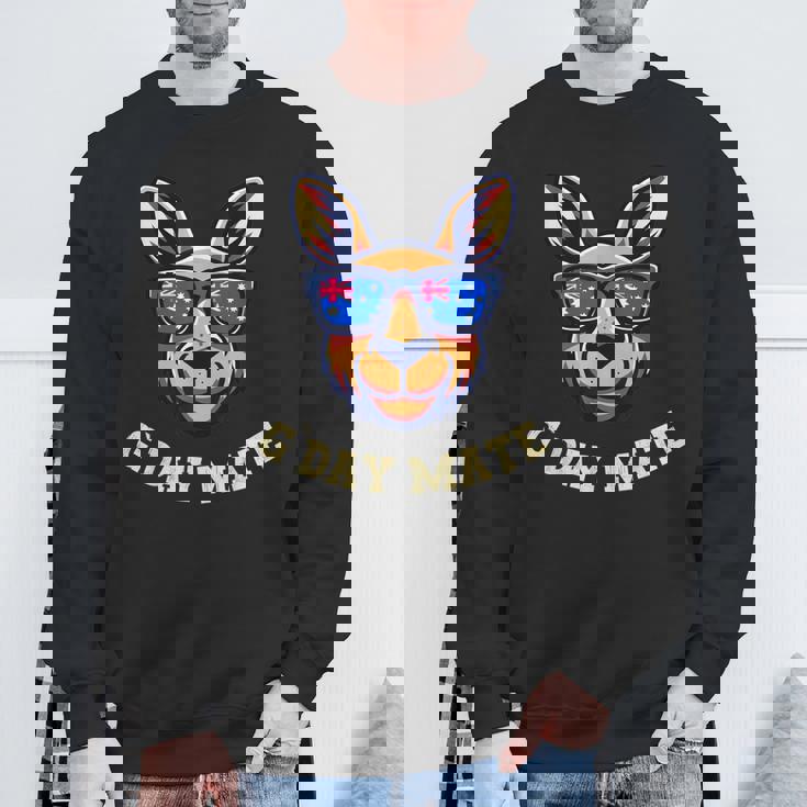 G Day Mate カンガルーオーストラリア国旗シャツ オーストラリア オーストラリア スウェットシャツ 高齢者への贈り物