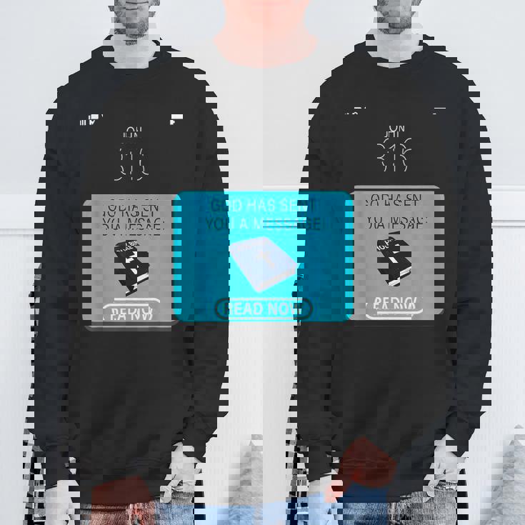 God Hased You A Message – 今すぐ読む スウェットシャツ 高齢者への贈り物