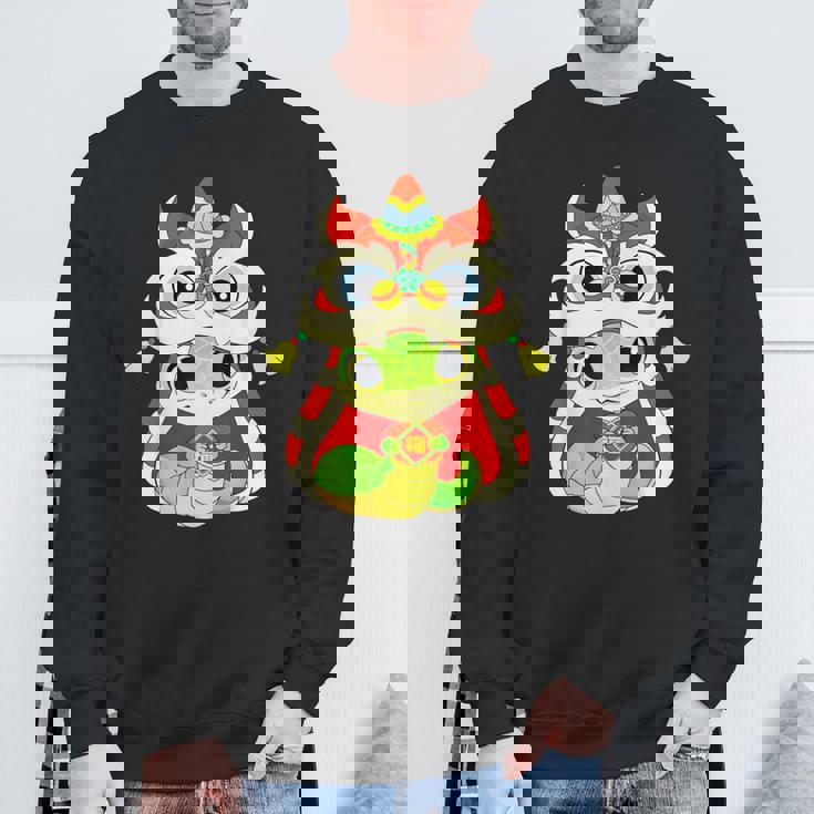 Happy Lunar Chinese New Year 2025 Cute Babynake Dragon スウェットシャツ 高齢者への贈り物