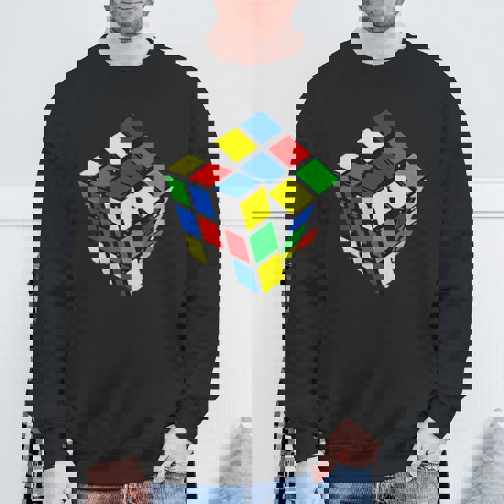 Impossible Rubik Rubix キューブポケット レトロ ゲームボーイ スウェットシャツ 高齢者への贈り物