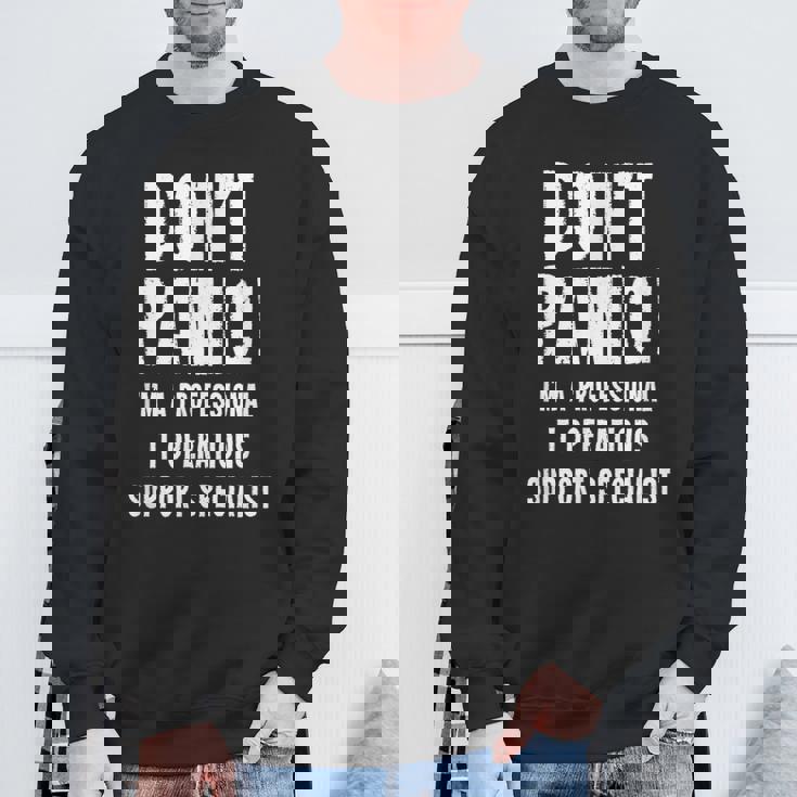 It運用サポートスペシャリスト スウェットシャツ 高齢者への贈り物