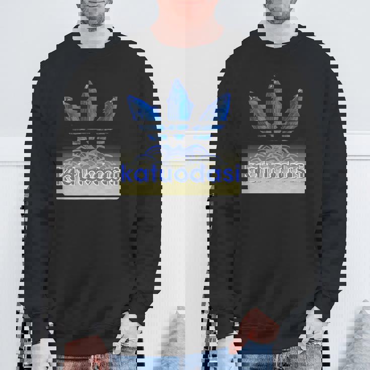 Katuodasi鰹と出汁の和風アートデザイン スウェットシャツ 高齢者への贈り物