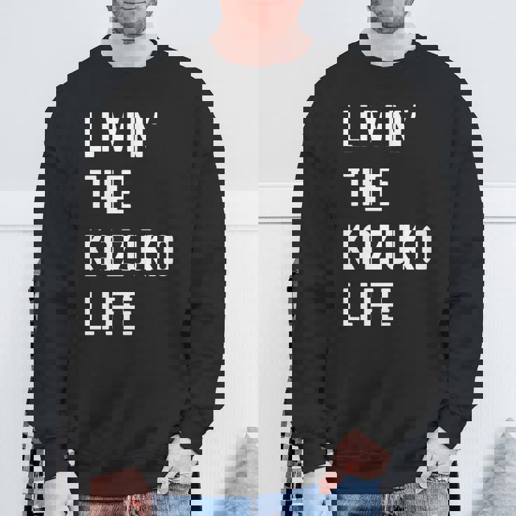 Kazuko の人生を生きている Kazuko 長袖tシャツ スウェットシャツ 高齢者への贈り物