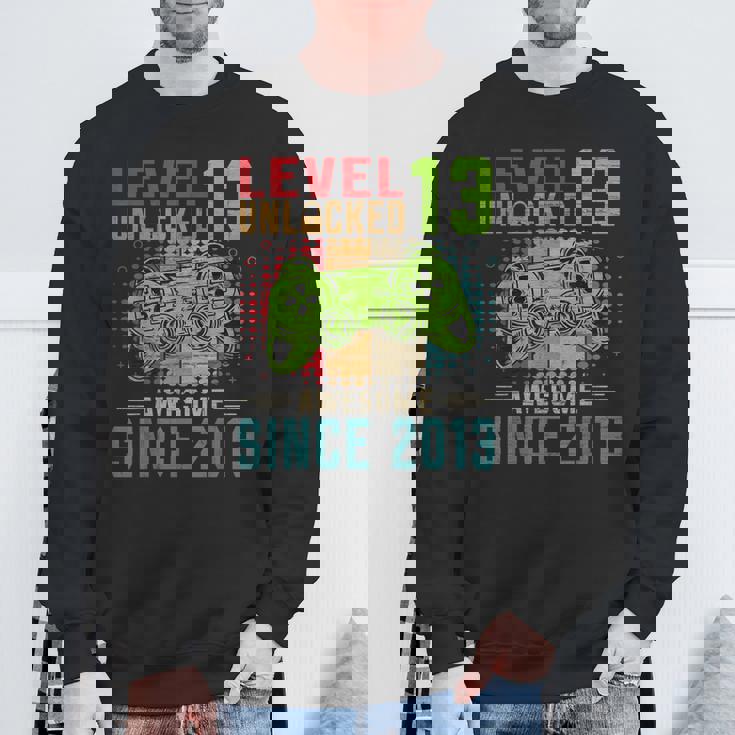 Level 13 Unlocked Birthday 13 Year Old 13Th Birthday スウェットシャツ 高齢者への贈り物