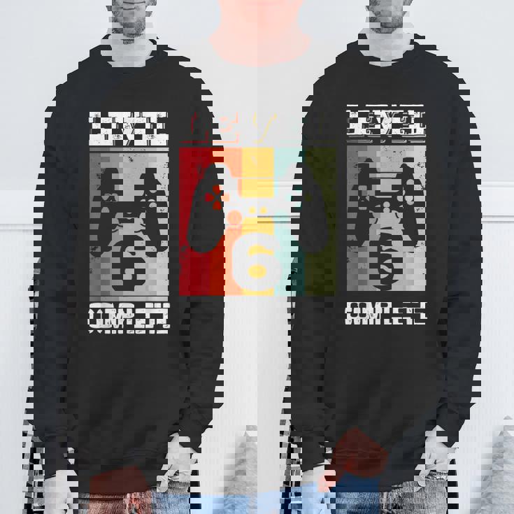 Level 6 6年目の結婚記念日のギフトに最適 スウェットシャツ 高齢者への贈り物