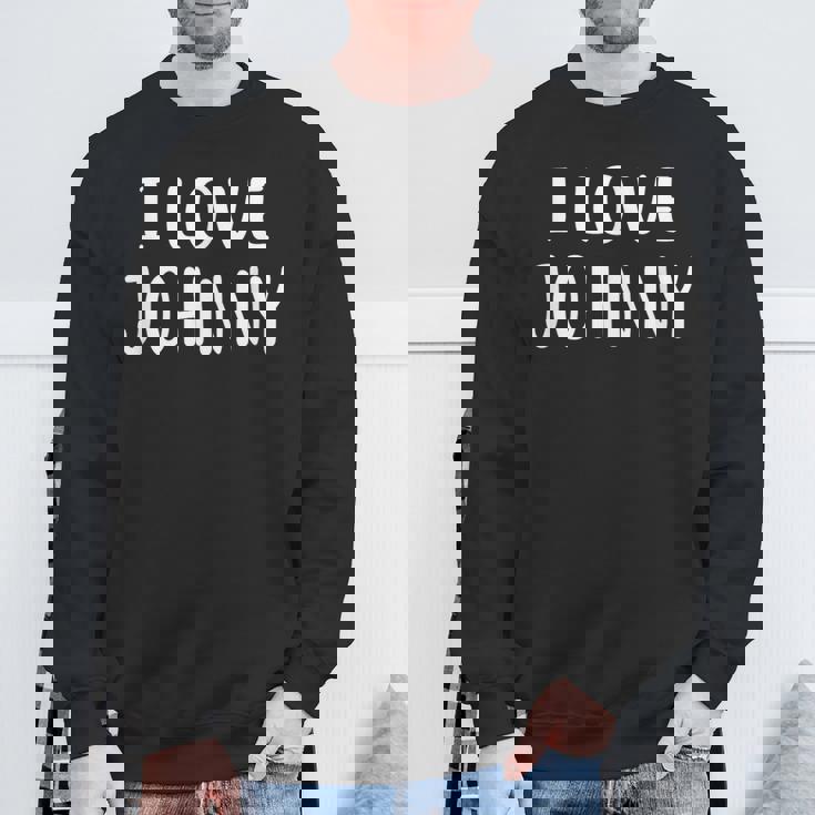 I Love Johnny Love John スウェットシャツ 高齢者への贈り物