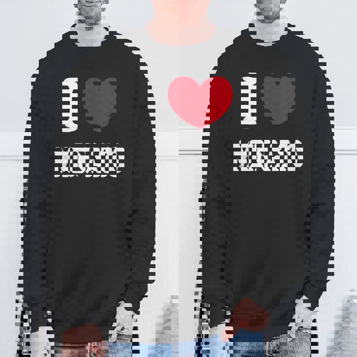 I Love Minato ミナトが大好きです スウェットシャツ 高齢者への贈り物