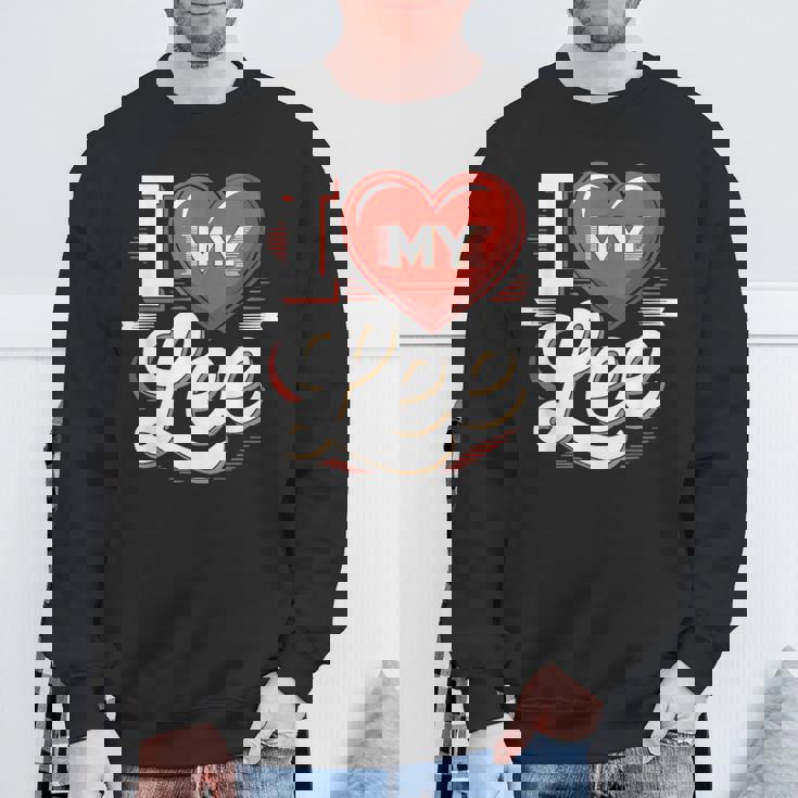 I Love My Lee 名前 Lee スウェットシャツ 高齢者への贈り物