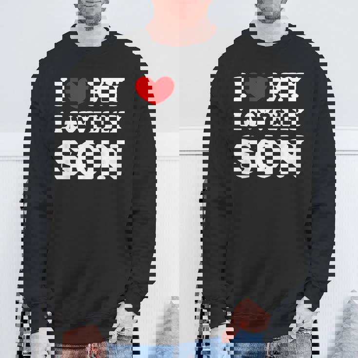 I Love My Lovelyon 愛しい息子を愛しています スウェットシャツ 高齢者への贈り物