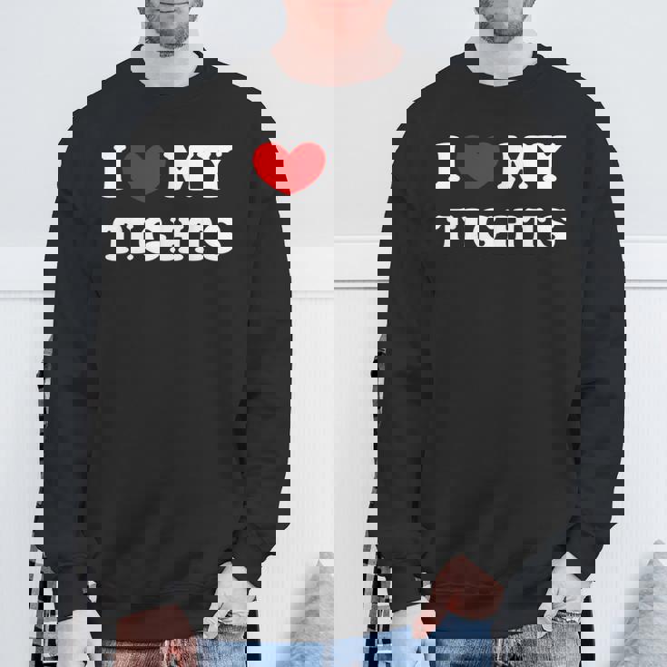 I Love My Tights タイツが大好き スウェットシャツ 高齢者への贈り物