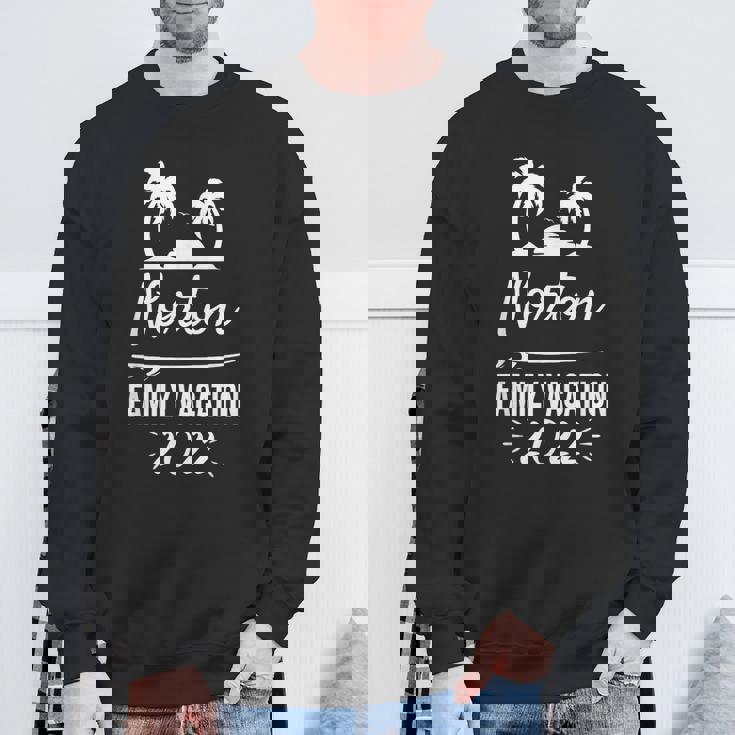 Norton ファミリーバケーション トロピカルグループトリップ ビーチ スウェットシャツ 高齢者への贈り物