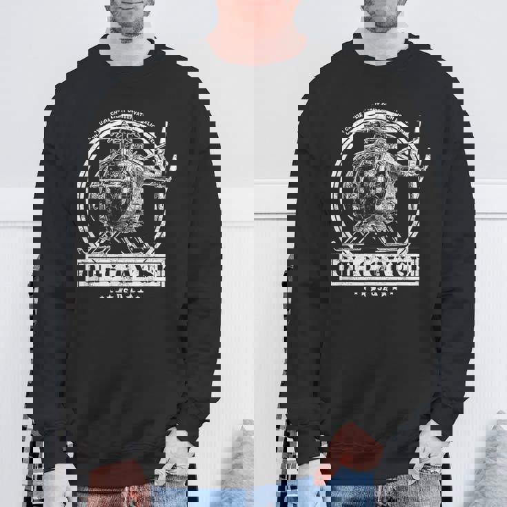 Oh-6 カイユース Oh-6 Cayuse ヘリコプター スウェットシャツ 高齢者への贈り物