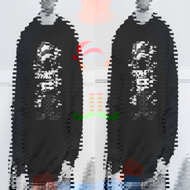Party Elf Partnerlook Elfen Weihnachten Ugly Christmas Sweatshirt Geschenke für alte Männer
