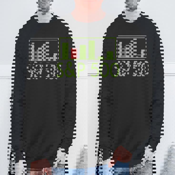 S&P 500 アメリカ株インデックス証券取引知識財務 スウェットシャツ 高齢者への贈り物