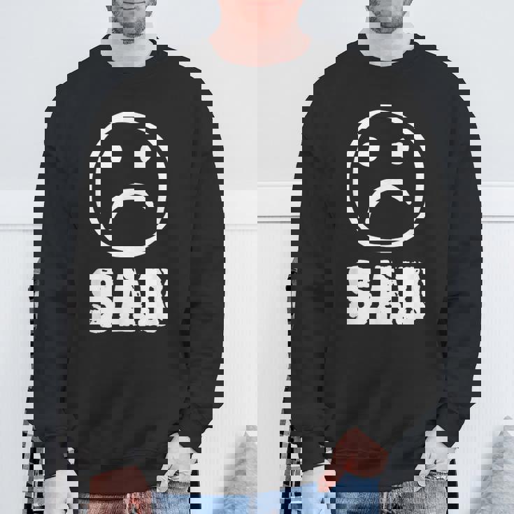 Sad 季節 愛情障害 悲しみ うつ病 エモ パンク スウェットシャツ 高齢者への贈り物