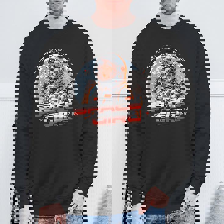 Sf宇宙少女ディフェンダー・オブ・ザ・スターズ・レディ・フォー・アクション。 スウェットシャツ 高齢者への贈り物