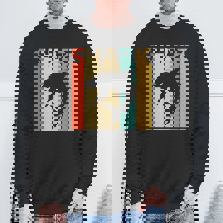 Shark サメ 動物 スウェットシャツ 高齢者への贈り物