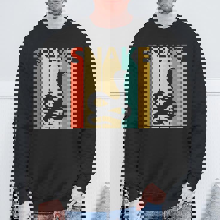 Snake ヘビ 蛇 動物 スウェットシャツ 高齢者への贈り物