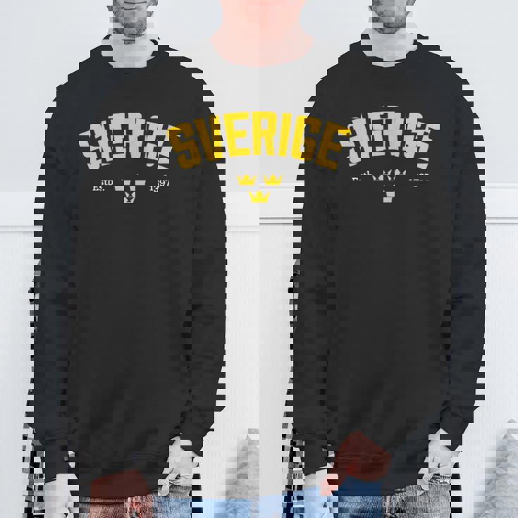 Sverige スウェーデン トレ クロナー スウェーデン ホリデー スウェットシャツ 高齢者への贈り物