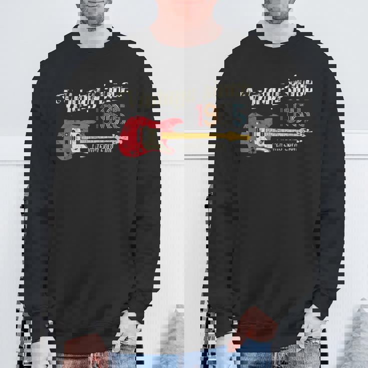 Vintageince 1965 Birthday Party ギターギタリストミュージシャン スウェットシャツ 高齢者への贈り物