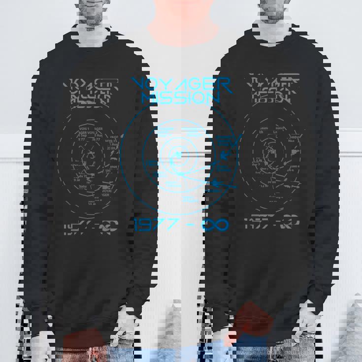 Voyager 12探査機の宇宙探査軌道 スウェットシャツ 高齢者への贈り物