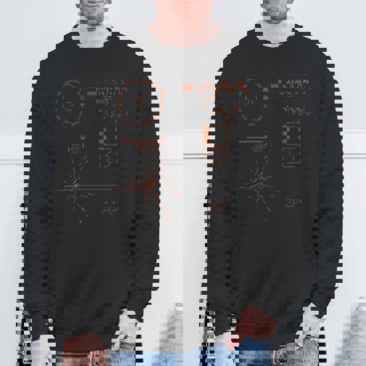 Voyager Golden Record スウェットシャツ 高齢者への贈り物