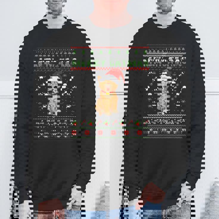 Weihnachten Mitüßer Katze Frohe Weihnachten Merry Catmas Sweatshirt Geschenke für alte Männer