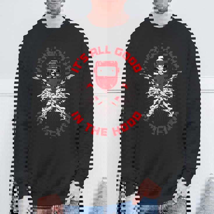 Welder ファニー溶接フード 父の日 スウェットシャツ 高齢者への贈り物