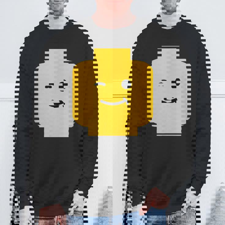 Winking Winky Face ミニフィグ ブリックトイtシャツ スウェットシャツ 高齢者への贈り物