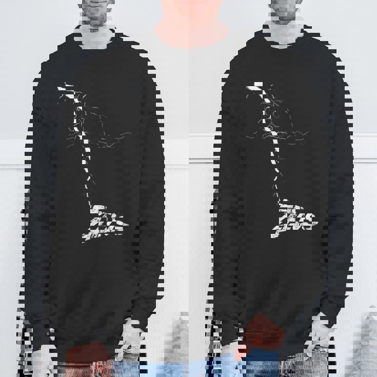 Zeus ギリシャ神話 ギリシャ神話 ギリシャ神 古代ギリシャ 稲妻 スウェットシャツ 高齢者への贈り物