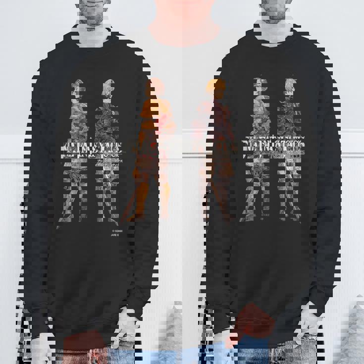 『ファイナルファンタジータクティクス – イヴァリース クロニクルズ』 ラムザ＆ディリータ スウェットシャツ 高齢者への贈り物