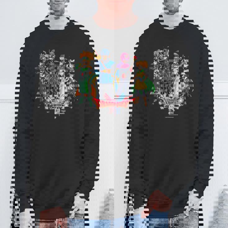 【公式】Hd-2D版『ドラゴンクエストii』キャラクターイラスト スウェットシャツ 高齢者への贈り物