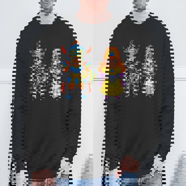 【公式】Hd-2D版『ドラゴンクエストi』キャラクタードット スウェットシャツ 高齢者への贈り物