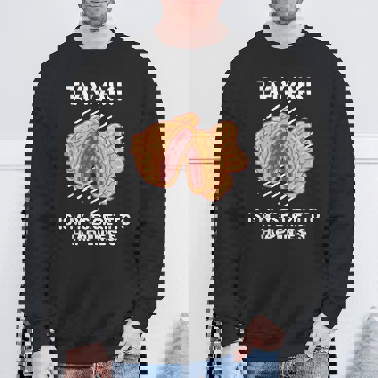 かわいいたい焼き料理は幸せの秘密 たい焼き好き。 スウェットシャツ 高齢者への贈り物