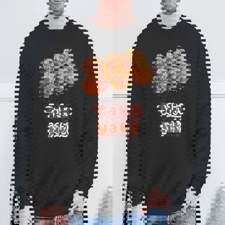 たこ焼き Takoyaki（ご飯タイム）たこやき【変なデザイン屋さん】大阪 面白い スウェットシャツ 高齢者への贈り物