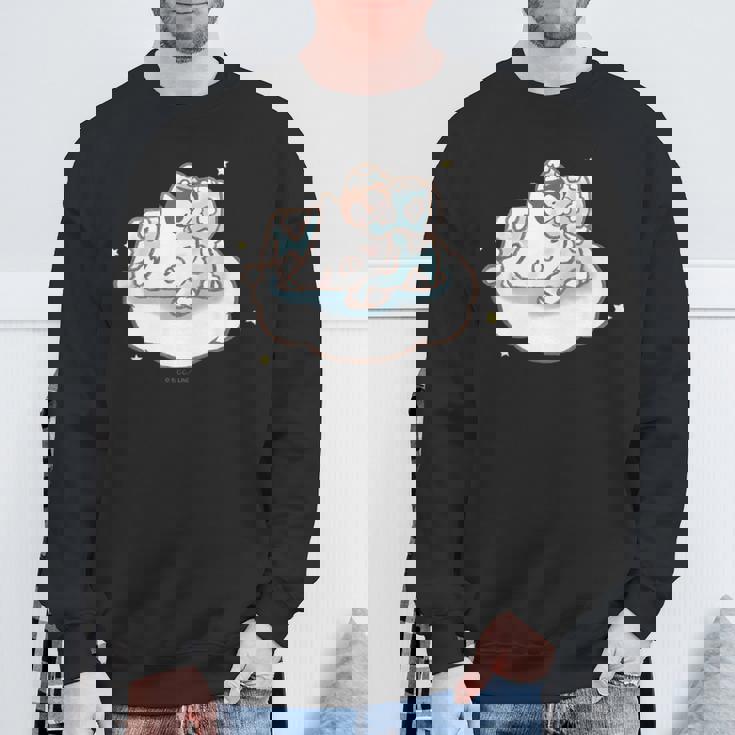 ねこぺん日和 すやすや スウェットシャツ 高齢者への贈り物