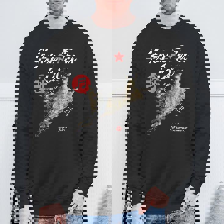 へそてんねこ、うずら 猫 へそ天 鶉 かわいい Cater2 スウェットシャツ 高齢者への贈り物