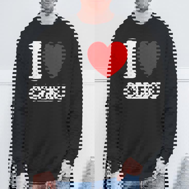 アイラブセブ、フィリピン、フィリピン スウェットシャツ 高齢者への贈り物