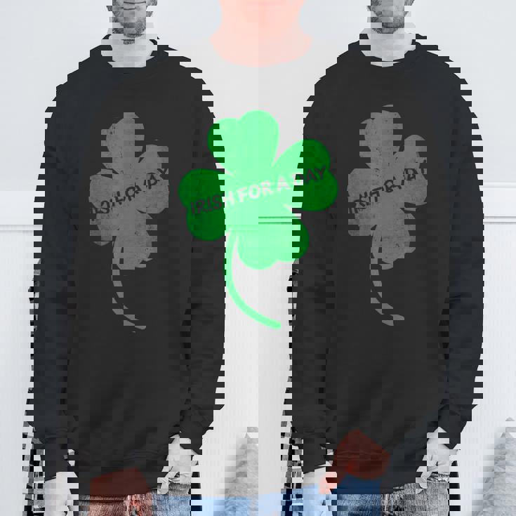 アイリッシュ・フォー・ア・デイ 聖パトリックの日のシャムロック・アイルランドの衣装 スウェットシャツ 高齢者への贈り物