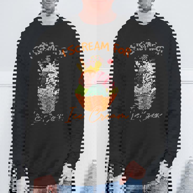 アイ・スクリーム・フォー・アイスクリーム スウェットシャツ 高齢者への贈り物