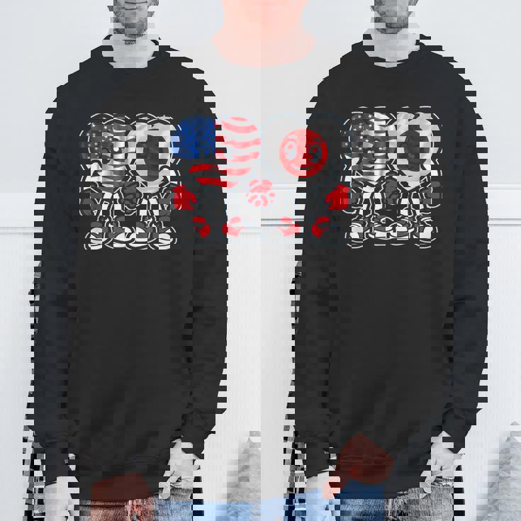 アメリカと日本 ハート フレンドシップ スウェットシャツ 高齢者への贈り物