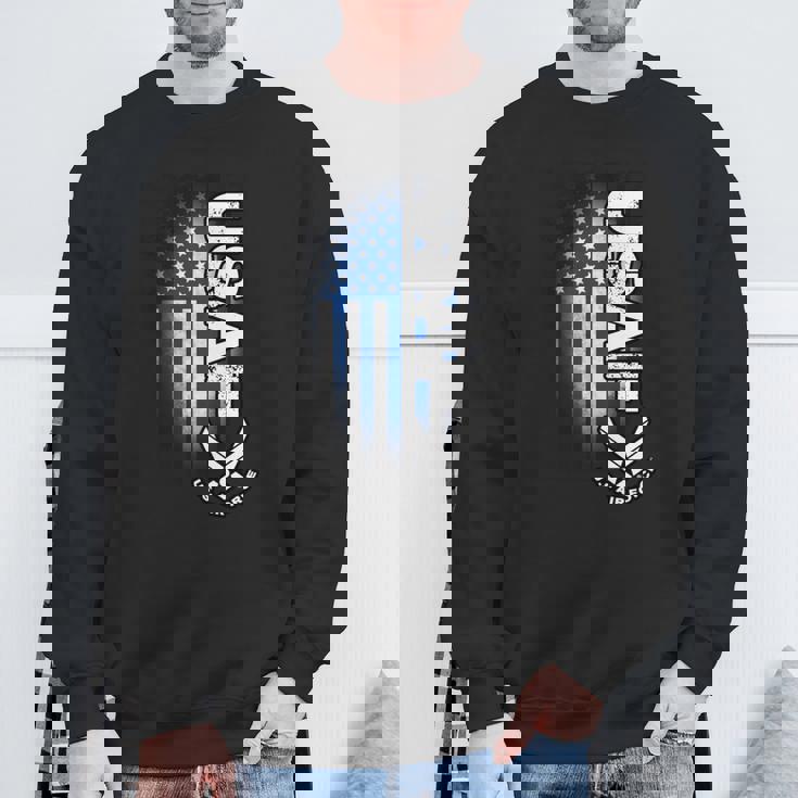 アメリカ空軍 長袖tシャツ スウェットシャツ 高齢者への贈り物