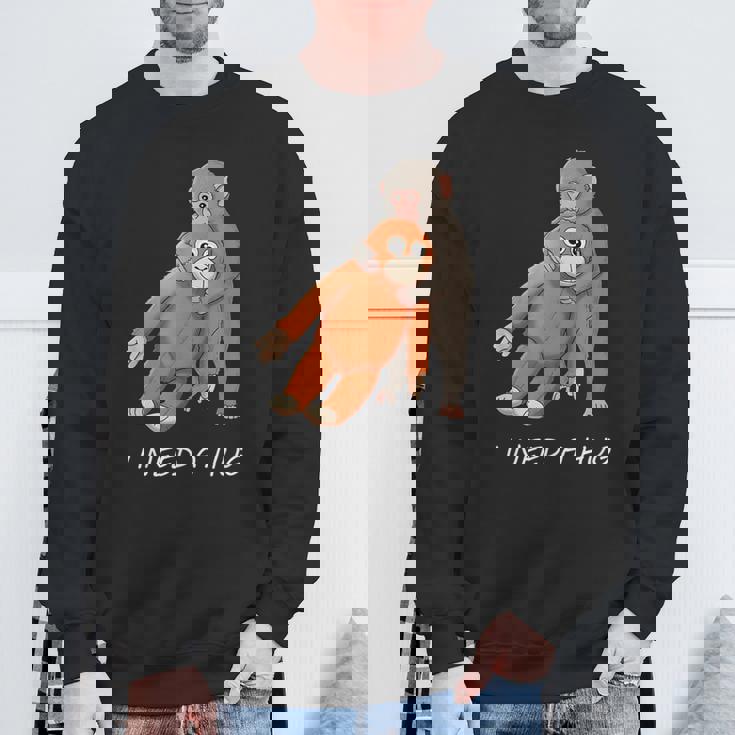 アローンベイビーモンキーパンチ 抱きしめたい可愛いデザイン スウェットシャツ 高齢者への贈り物