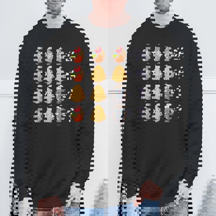 イースター数学教師、数学的数字パズル、イースターエッグ スウェットシャツ 高齢者への贈り物